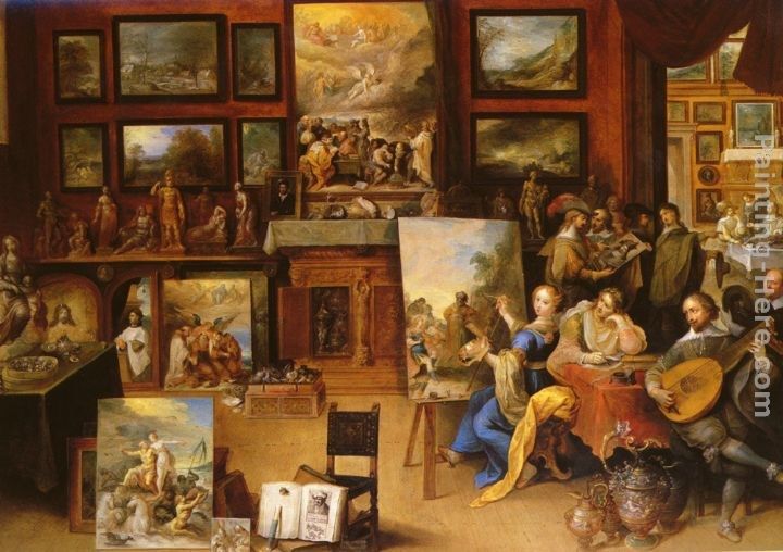 Frans the younger Francken Pictura, Poesis and Musica in a Pronkkamer